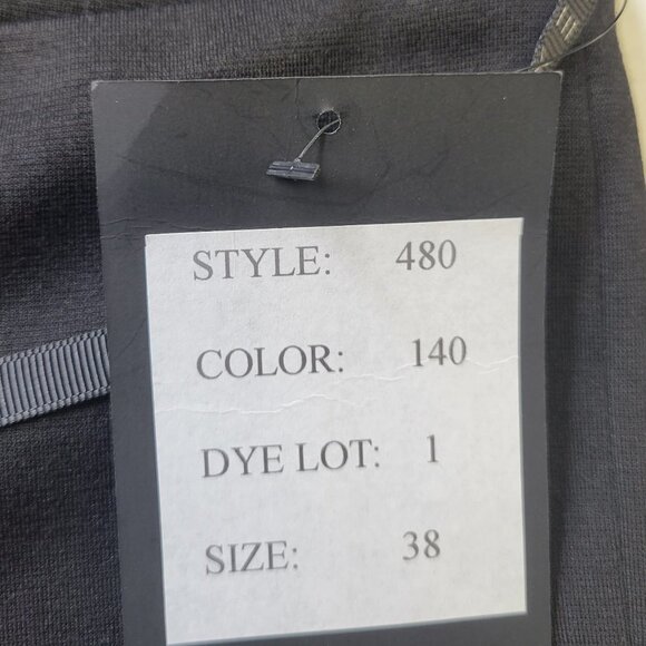 Black Dress Pants -NEW- Formal Straight Cut Pants - Sizes 38,40,42,44,46  48 - Picture 8 of 13